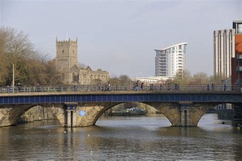 River Avon & Bristol Bridge Editorial Photography - Image of bridge ...