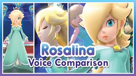 Rosalina Voice Comparison My Opinion 2007 Present Youtube