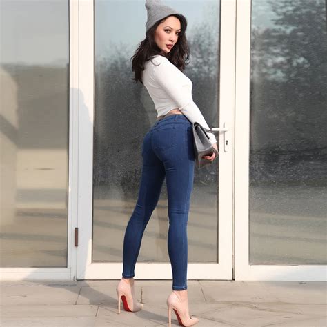 Sexy Jeans Skinny Denim Pencil Pants Women Hot Jeans Casual Trousers Femme Pants Outfit