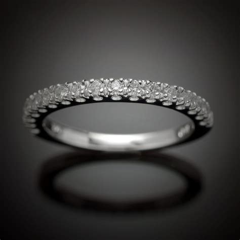 Diamond Eternity Ring In 14k White Gold John Marmo