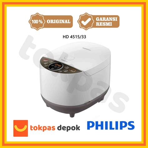 Jual [original] Magic Com Philips Digital Rice Cooker 1 8 Liter Hd4515