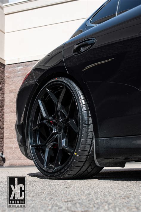 A Porsche Panamera S On Inch Blaque Diamond Bd F Gloss Black