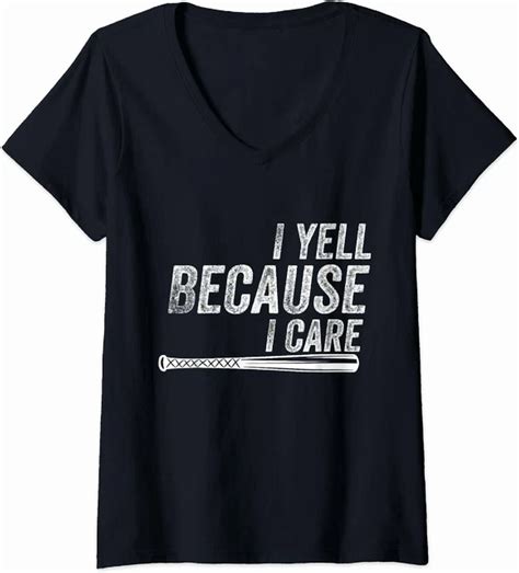 Hot Trending Kiraa Tee With I Yell Because I Care Baseball Softball Dad Mom Tshirt Walmart