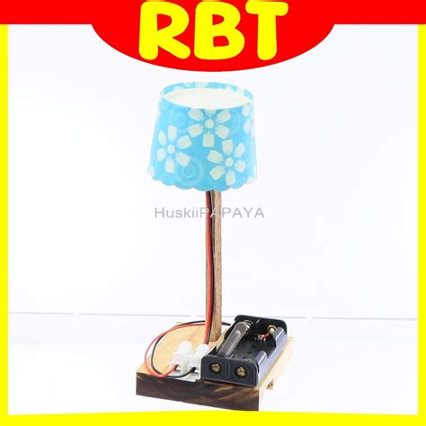 Rbt Projek Rbt Kssr Kssm Lampu Meja Tidur Mini Diy Table Led Lamp