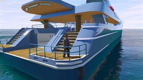 Drivable Yacht IV Add On GTA5 Mods