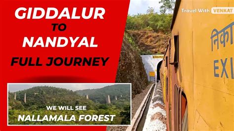 Exploring India's Deepest Tunnel and Most Scenic Forests: My Journey from Giddalur to Nandyal ...