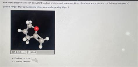 Solved How Many Electronically Non Equivalent Kinds Of Chegg