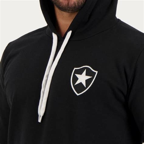 Blus O De Moletom Capuz Do Botafogo Futfanatics Canguru Masculino