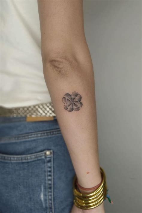 30+ Amazing Four Leaf Clover Tattoo Ideas