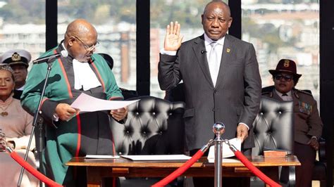 South African President Cyril Ramaphosa Sworn In For Second Term News