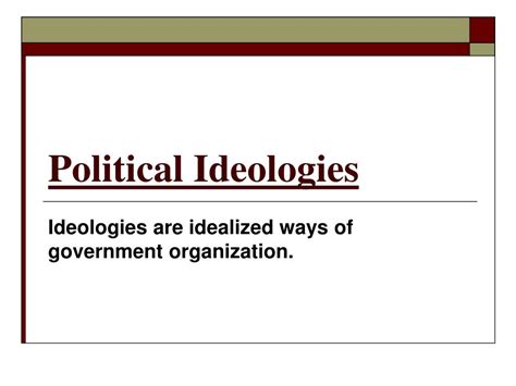 Ppt Political Ideologies Powerpoint Presentation Free Download Id1738711