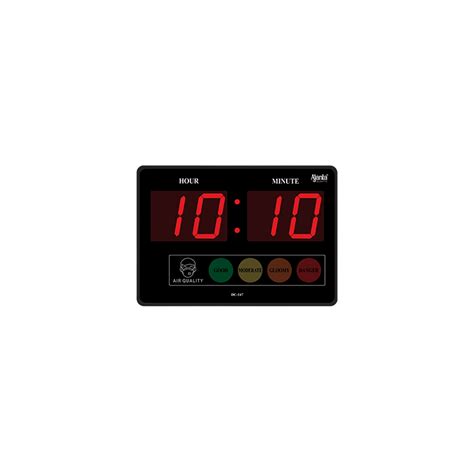 Digital Calendar Wall Clock – DC-147 - BLACK - Orpat Group