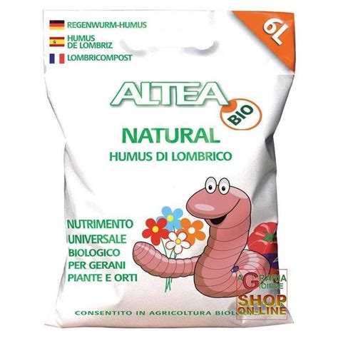 Altea Natural Humus Di Lombrico Kg