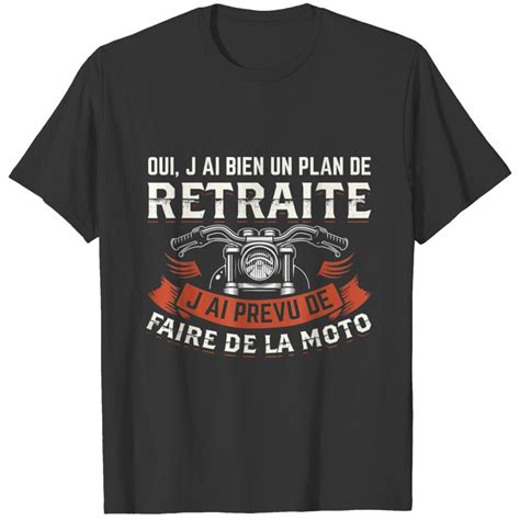 Motard Homme Moto Retraite Cadeau Motorcycle Motards T Shirt Vendu Par