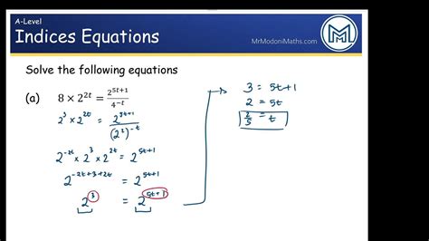 Indices Equations Youtube