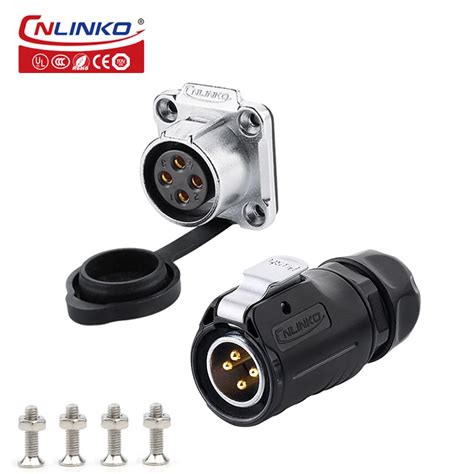 Cnlinko Ip67 Étanche Connexion Rapide Électrique 2 3 4 5 7 9 12 Broches