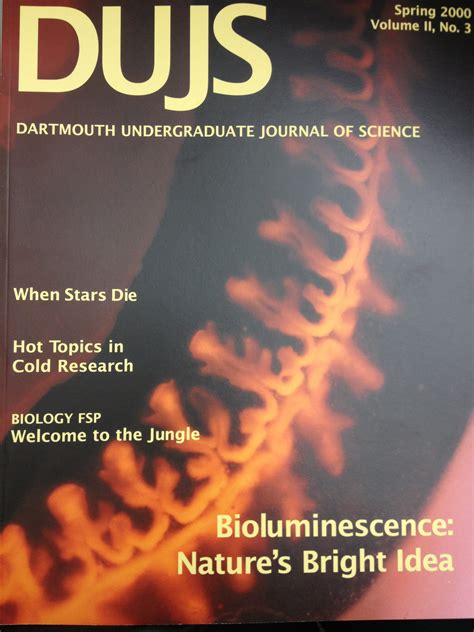 Dartmouth Undergraduate Journal Of Science Vol Ii