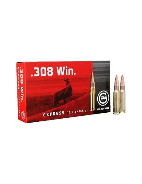 Munition Grande Chasse GECO 308 Win Express 165gr Natusport