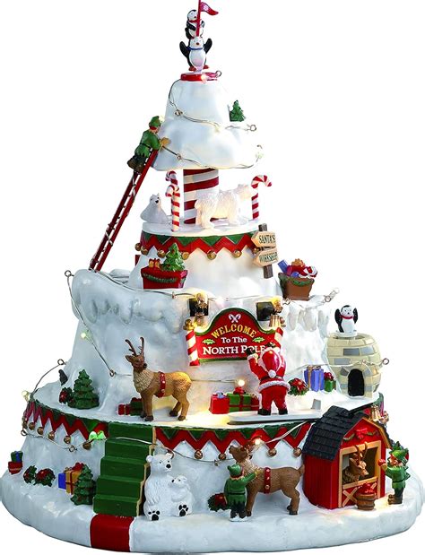 Lemax Christmas Village North Pole Tower With 4 5V Adaptor 84348 UK