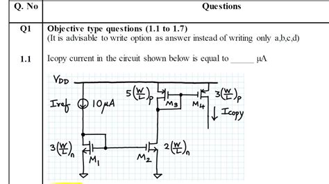 Analog VLSI Design In Semester Exam Solution YouTube