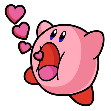 Kirby Love Mini Canvas Art Kirby Love Stickers