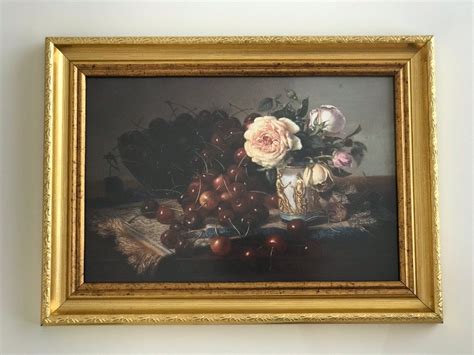 Vintage Gold Frame Art, Vintage Art Framed, Landscape Art, Vintage Wall ...