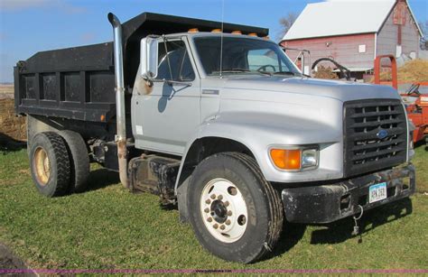 1995 Ford F800 Dump Truck In Allison Ia Item L1815 Sold Purple Wave