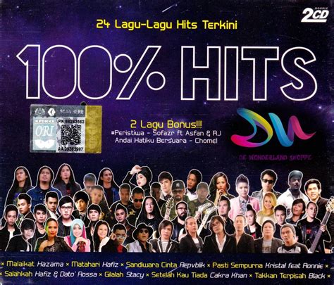 100% HITS - 24 LAGU-LAGU HITS TERKINI ( 2 X CD ) | Lazada