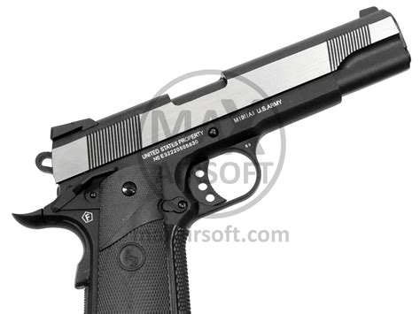 Cybergun Colt Combat Gbb Pistol Dual Tone Gas Gbb Pistols