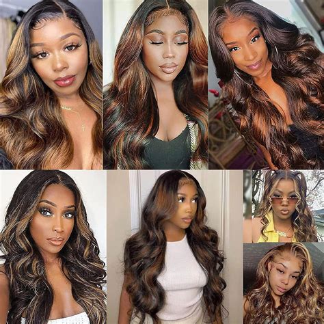 Nayumi Ombre Lace Front Human Hair Wig 20 Inch 200 Density Balayage