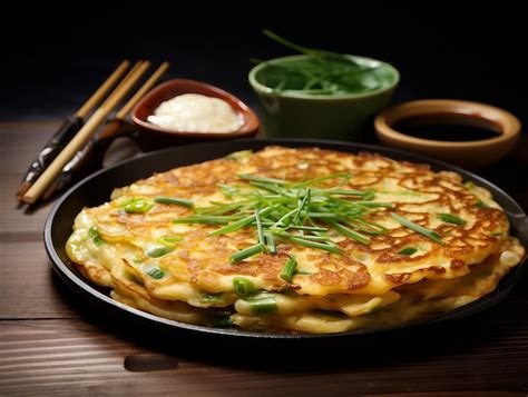 Premium AI Image | korean haemul pajeon