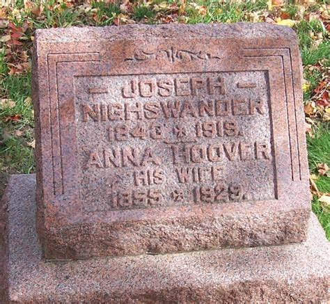 Anna Hoover Nighswander 1855 1929 Find A Grave äreminne