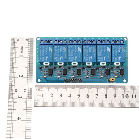 BESTEP 6 Channel 5V Relay Module With Optocoupler Protection Low Level