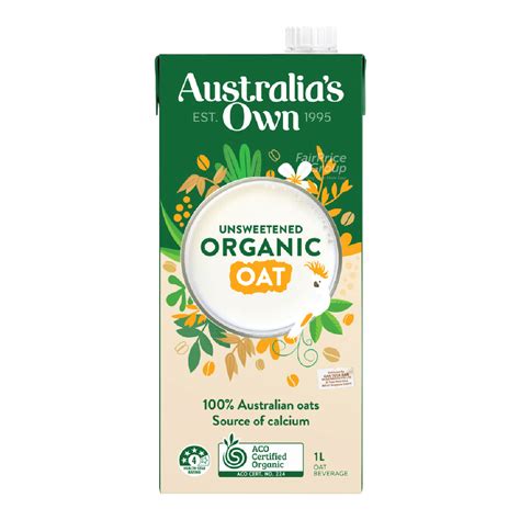 Australia S Own Oat Organic Unsweetened Milk NTUC FairPrice