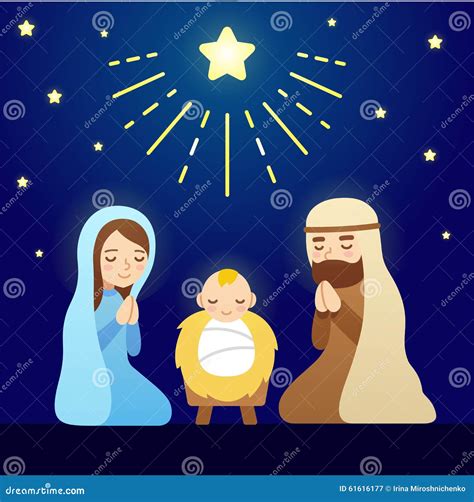 Cartoon Nativity Scene Characters : Cartoon nativity christmas scene a ...