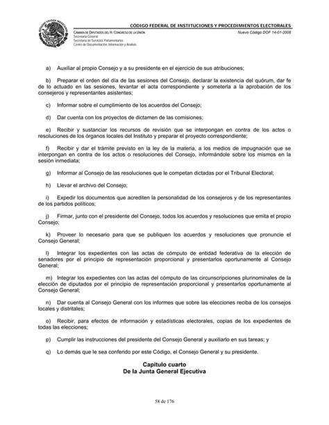 Código Federal De Instituciones Y Procedimientos Electorales