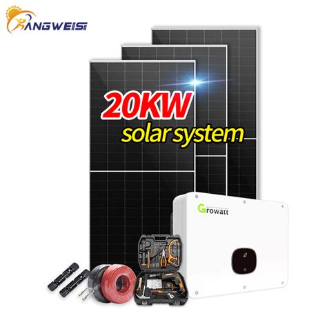 Solar System Kw Home Installation Solar Power System Kangweisi