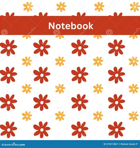 Colorful Notebook Design. Notebook Template Design Stock Vector ...