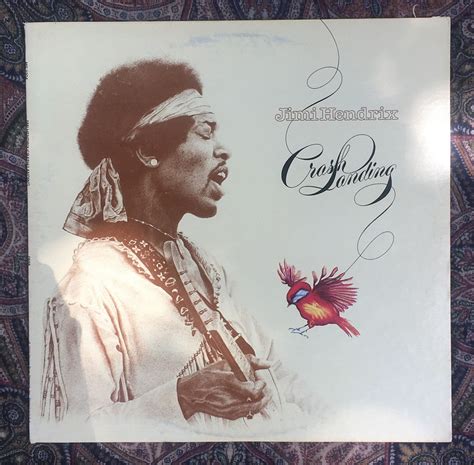 Jimi Hendrix 1975 Album Crash Landing Vintage Vinyl Record Etsy