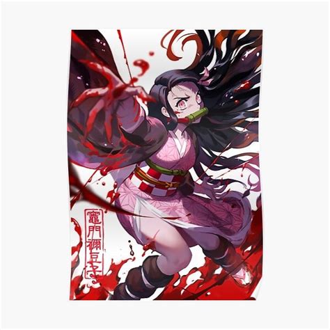 Demon Slayer Posters - Demon No yaiba Nezuko Poster » Demon Slayer Store