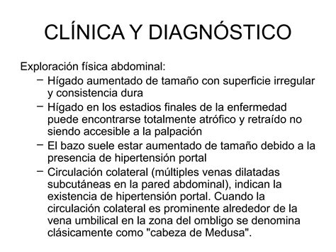 Cirrosis Hepatica Clinica Dx Y Tratamiento Ppt