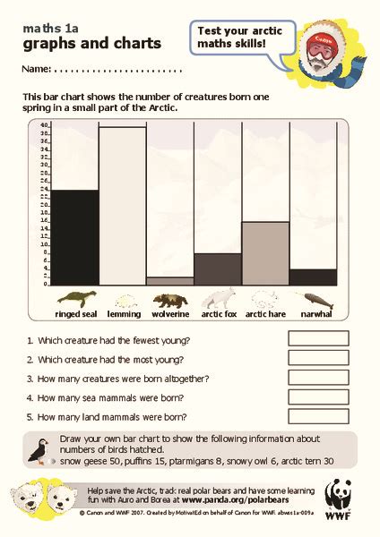 Types Of Graphs Worksheet