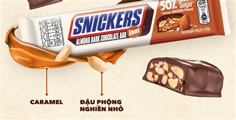 Combo 6 Kẹo Sô Cô La Snickers Hạnh nhân Giảm đường thanh 40g Shopee