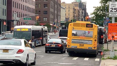 Mabstoa Bus M101 And M98 Buses At Amsterdam Avenue And West 178th 179th