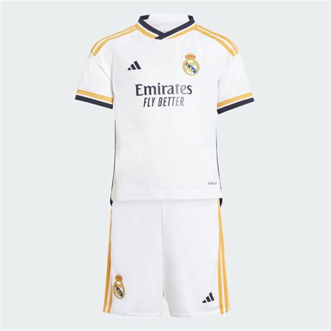 Adidas Real Madrid Home Mini Kit White Adidas Lk