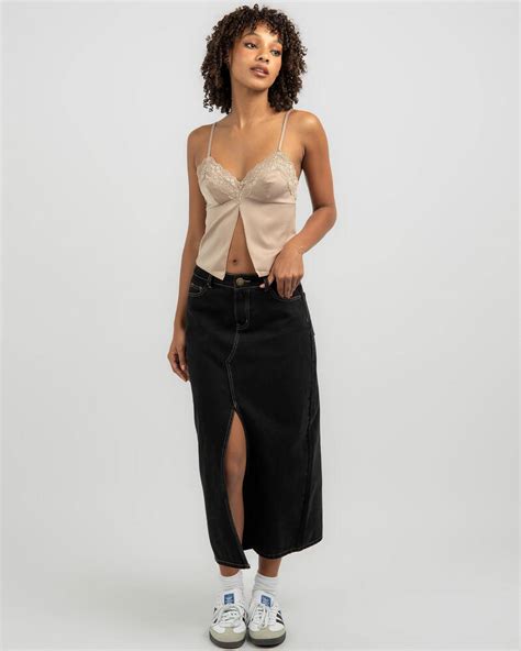 Shop Ava And Ever Wilhelmina Lace Cami Top In Latte Fast Shipping And Easy Returns City Beach