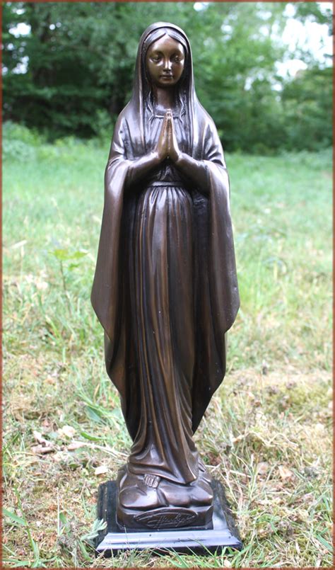 Bronzefigur Heilige Mutter Gottes Maria Bronzeskulpturen