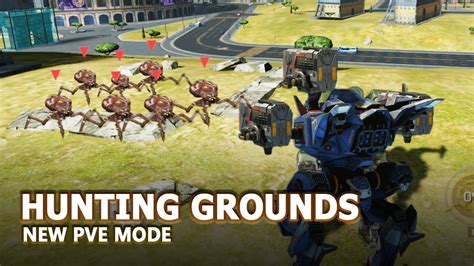 New PVE Mode Hunting Grounds Gameplay War Robots WR YouTube