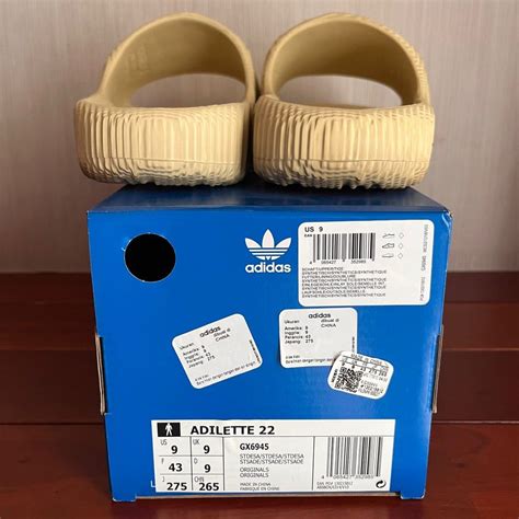 Adidas Adilette 22 Desert Sand On Carousell