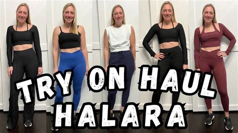 Halara Activewear Try On Haul Halara Activeweartryon YouTube